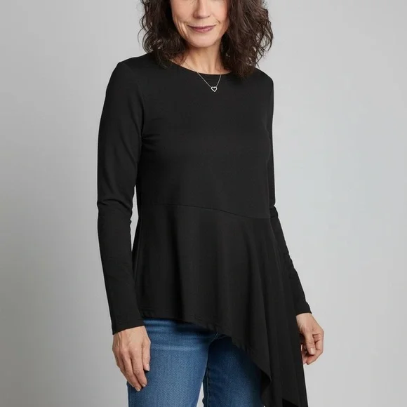 🖤 Koandaily Asymmetrical Peplum Top – Size L 🖤 - Picture 8 of 10
